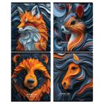 Тетрадь 80 л. (клетка) БиДжи Paper Art мат. лам. выб. лак Т5ск80_лм_вл 08555