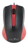 Мышь Оклик 225M черный/красный оптич. 1200dpi USB для ноутбука 3but провод.