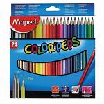 Карандаши цв. 24 цв. Maped Color Peps треуг. 183224