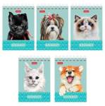 Блокнот А7 40 л.  (спираль) Хатбер Глазки, ушки, носик 40Б7В1гр_081186