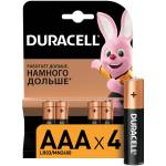 Батарейка LR03 (ААА) Duracell 4 шт. BL4 Basic 