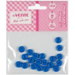 Пуговицы декоративные deVente 8001107 голубые 20 шт.