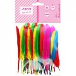 Перья декоративные deVente 8130900 Пестрый микс 50 шт.