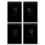 Блокнот А6 60 л. (спираль) БиДжи Just black Б6гр60 07052