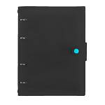 Тетрадь 80 л. А5 на кольцах К-Э Favorite Black на кнопке ТКПФ805637