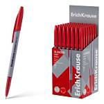 Ручка шариковая EК 0,7 Slender Stick Grey Super Glide Technology красный 63085