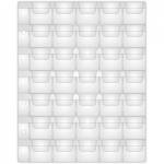 Лист для альбома Optima на 35 монеты 215473