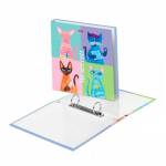 Папка с 2-мя кольцами А5 ПК5л_25034 Мы-кошки 