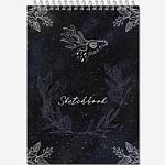 Блокнот А4 20 л. (спираль) Для зарисовок Sketchbook black 2936