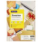 Бумага самоклеящаяся А4 100 л. OfficeSpace белая 70 г/м 345637