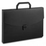 Портфель Бюрократ ВРР01BLCK 1 отд А4 0,7 пластик черный 816260