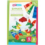 Бумага цветная А4 5 л. 5 цв. самокл. металл. ArtSpace ФЦ5А4_38008