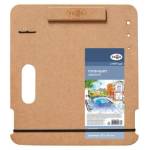 Планшет-клипборд МДФ А4 (33*36) Гамма Студия 2343336 магн.зажим,ручка