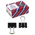 Зажим канц. 19 мм Attomex 4131301 черный (ЦЕНА ЗА УПАКОВКУ 12 шт)