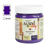 Краска акриловая худ. 500 мл. фиолет. Акрил-Хобби 0305062