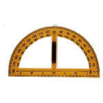 Транспортир deVENTE 5095800 пластик с ручкой для классной доски