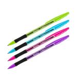 Ручка гелевая Berlingo Tribase Gel grip neon 0,5 CGp_05026 черная 