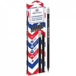 Карандаш ч/гр. Attomex 5032110 HB пластик черный с ласт. 