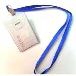 Бейдж на шнурке 54*85 мм Т-014 V вертикальный