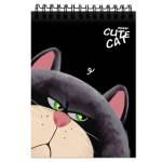 Блокнот А6 60 л. (спираль) Centrum Недовольный кот 77268