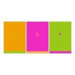 Тетрадь А4 80 л. (клетка) БиДжи Моноколор. Чат. неон 11205