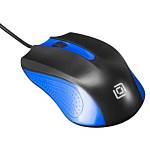 Мышь Оклик 225M черный/синий оптическая (1200dpi) провод.USB 3but
