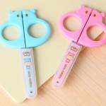 Ножницы 12,8 см Deli E6032 детские, защитный футляр