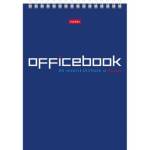 Блокнот А5 80 л. (спираль) Хатбер Office Book твердая подложка 80Б5В1гр