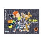 Альбом д\рис. 30 л. ErichKrause Простоквашино мел.карт. жест.подложка на склейке 61476