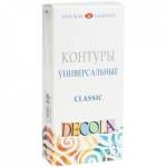 Контуры акриловые 3цв. Decola 18 мл. 13641558