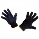 Перчатки х/б 7 класс с точечным ПВХ полушерсть двойные 