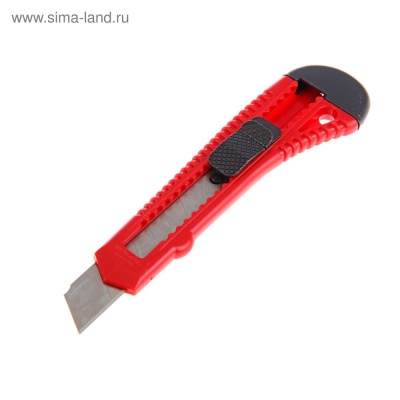 Нож канц. 18 мм. DOLCE COSTO D00152 красно-черный
