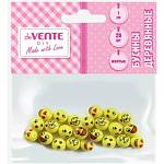 Бусины декоративные deVente 8001127 20 шт. Emoji