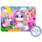 Пазл картонный в рамке 34 детали Мир чудес 4659715 +раскраска