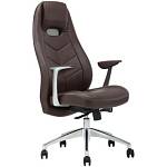 Кресло руководителя Helmi HL-Е34 экокожа коричн. до 150 кг. 323015