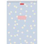 Блокнот А5 60 л. (спираль) Хатбер Flowers твердая подложка 60Б5В1сп