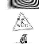 Блокнот А5 100 л. (спираль) С4171-28 Черное и белое