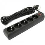 Сетевой фильтр Defender ES 5 розеток 5 м 99486 черный