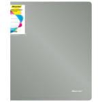 Папка с 2-мя кольцами 38 мм А4 Silwerhof 271957-77 серебр. металлик 1164392