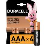 Батарейка LR03 (ААА) Duracell 4 шт. BL4 Basic 40538634/5014462