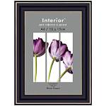 Фоторамка 10х15 Interior Office пластик черный 289