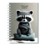 Блокнот-бизнес А6 100 л. (спираль) Енотик С0592-138