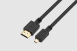 Кабель GoPower HDMI (m)-microHDMI (m) 1м ПВХ ver.2.0 черный Premium Zip-Lock c подвесом 