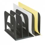 Лоток-сортер 4 отд. СТАММ черный СО02 Ш