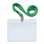 Бейдж на шнурке гориз.9,5*6 см A001