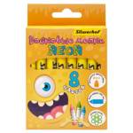 Карандаши восковые 8 цв. Silwerhof Монстрики неон 1868760 РАСПРОДАЖА