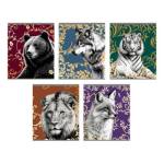 Тетрадь 48 л. (клетка) К-Э Дикие звери ТКФ489209