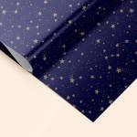 Упаковочная бумага 70х100 лист Созвездия золот. 1509-2668