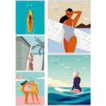 Тетрадь 48 л. (клетка) П-П Летний серфинг 48-2419