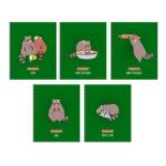 Тетрадь 48 л. (спираль) К-Э Клуб енотов мел.картон, твин-лак ТС2Л488454